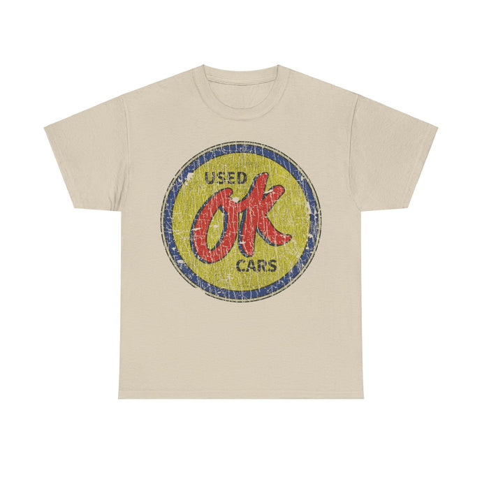 OK Used Cars 1925 Automotive Distressed Print T-shirt