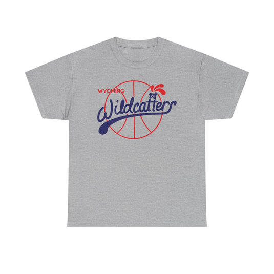Wyoming Wildcatters Basketball 1982-1988 Continental Association T-shirt
