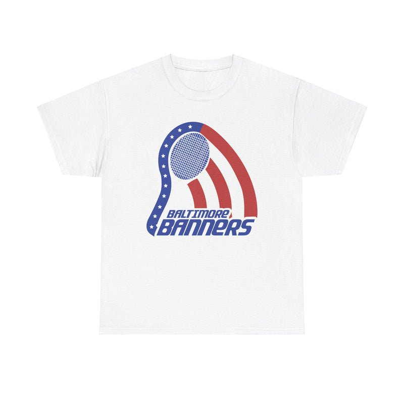 Load image into Gallery viewer, Baltimore Banners Maryland World Team Tennis 1974 Logo T-shirt
