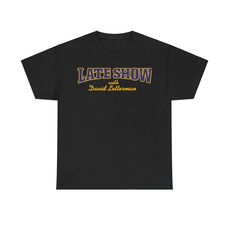 Load image into Gallery viewer, Late Show David Letterman TV Show Nostalgic T-shirt
