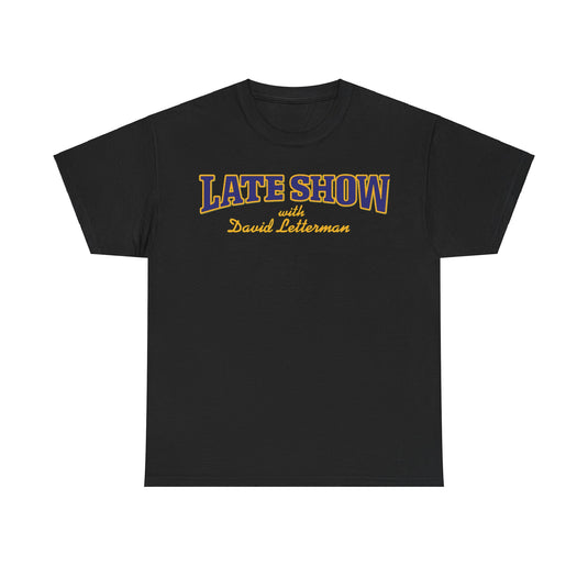 Late Show David Letterman TV Show Nostalgic T-shirt