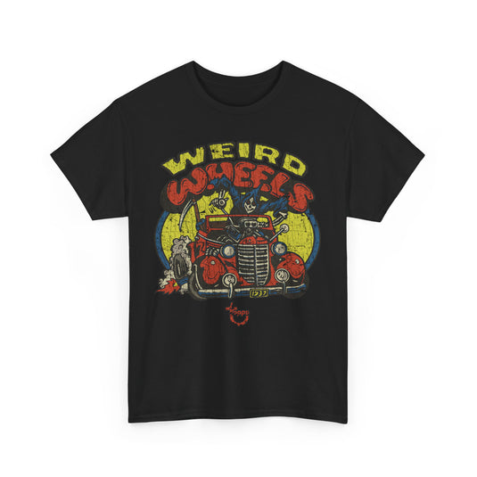 Weird Wheels Slab Cab 1980 Taxi Trading Card T-shirt