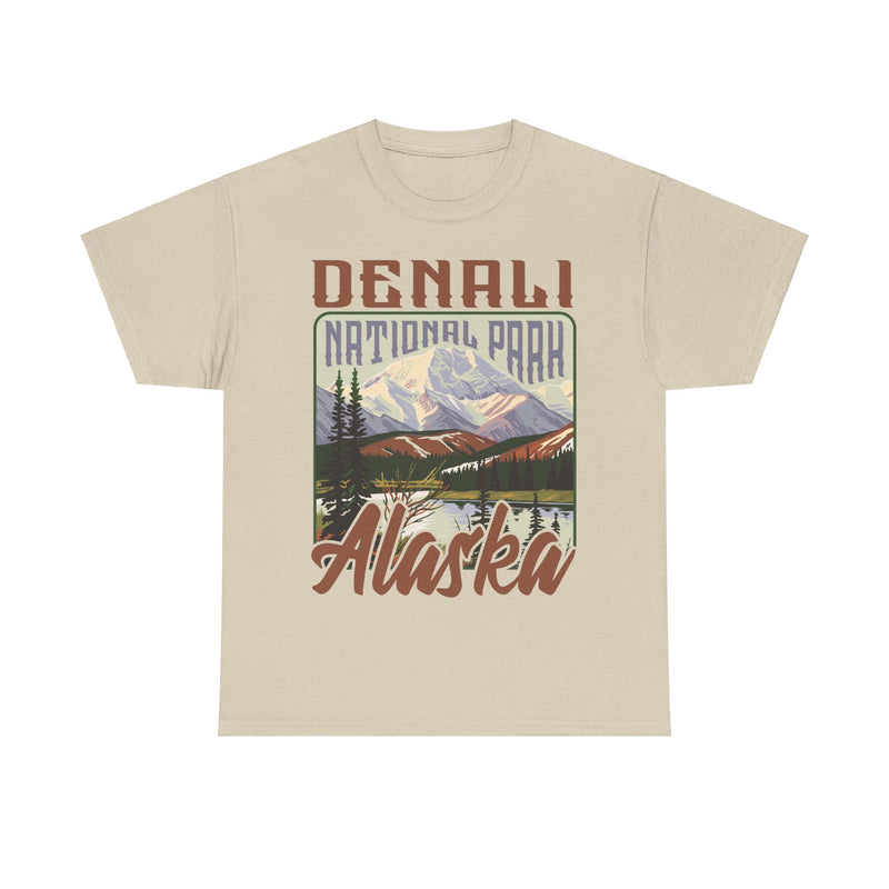 Load image into Gallery viewer, Denali National Park Alaska Poster Print T-shirt
