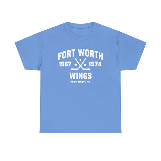 Fort Worth Wings Texas Central Hockey League 1967-1974 T-shirt