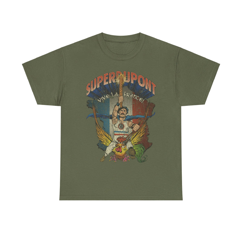 Load image into Gallery viewer, Superdupont 1972 French Comic Strip Super-hero T-shirt
