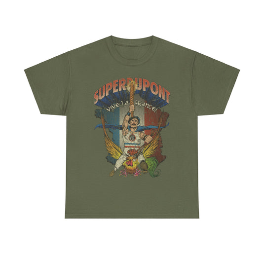 Superdupont 1972 French Comic Strip Super-hero T-shirt