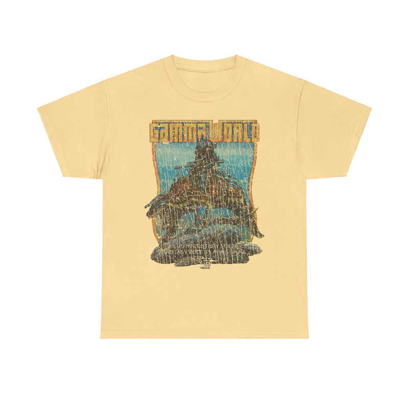 Load image into Gallery viewer, Gamma World 1978 Science Fantasy Role Playing Video Game T-shirt
