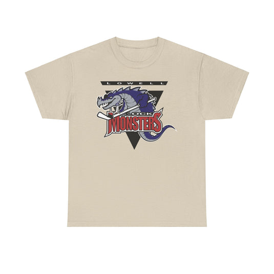 Lowell Lock Monsters American Hockey League 1998-2006 Massachusetts T-shirt