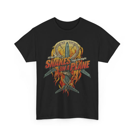 Snakes on a Plane 2006 Action Thriller Movie T-shirt