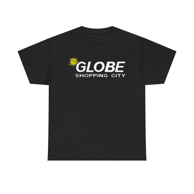 Load image into Gallery viewer, Globe Shopping City Sun Logo Vintage Mall Center T-Shirt
