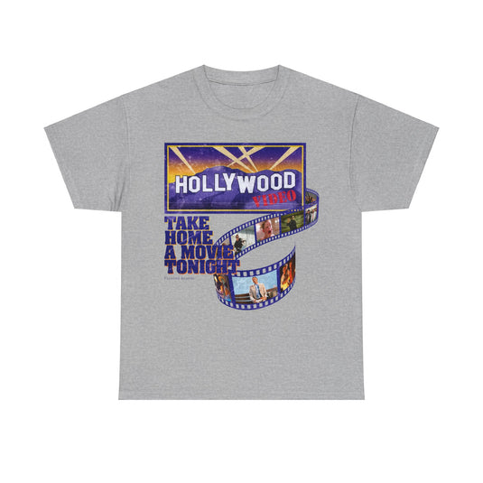 Hollywood Video Retail Movie Store Nostalgic Logo T-shirt