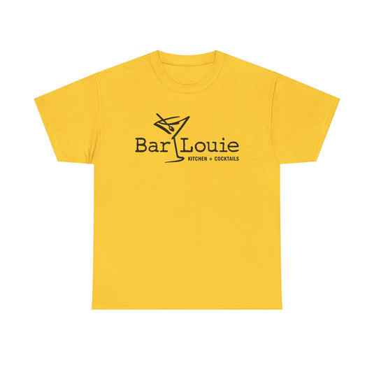 Bar Louie T-Shirt Defunct Restaurant Chain Bankrupt Company Logo Tee