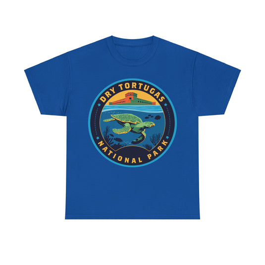 Dry Tortugas National Park Florida Round Logo T-shirt