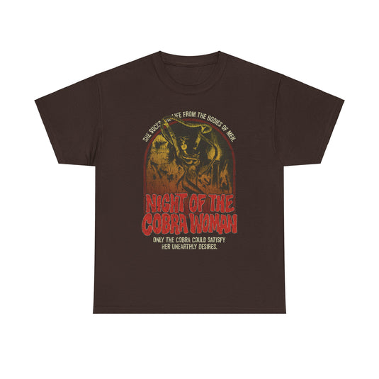 Night of The Cobra Woman 1972 Movie T-shirt