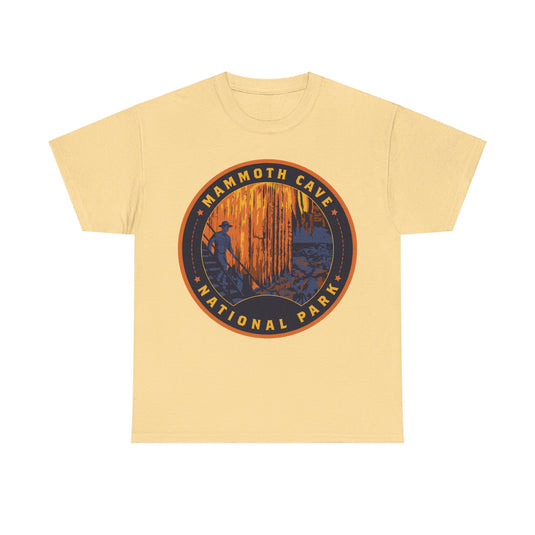 Mammoth Cave National Park Kentucky Round Logo T-shirt