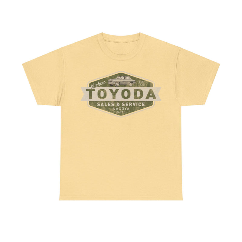 Load image into Gallery viewer, Kiichiro Toyoda Toyota Est 1937 Nagoya Japan Car T-shirt
