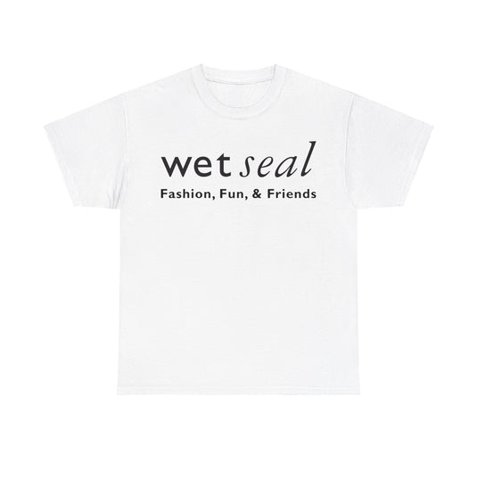 Wet Seal Retail Store Logo T-Shirt: “Fashion, Fun & Friends”