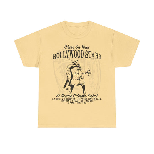 Hollywood Stars Baseball Team Nostalgic T-shirt