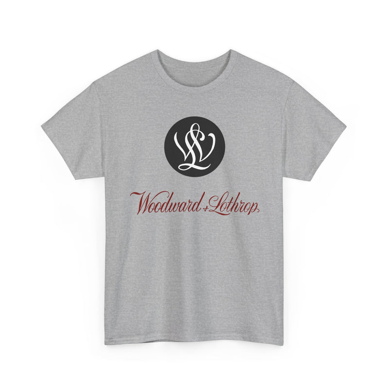 Load image into Gallery viewer, Woodward &amp; Lothrop Black Circle Monogram W&amp;L Department Store DC T-shirt
