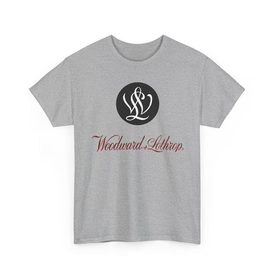 Woodward & Lothrop Black Circle Monogram W&L Department Store DC T-shirt