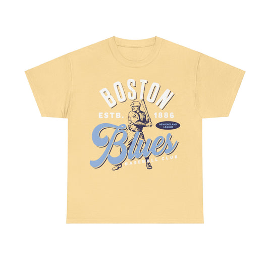 Boston Blues Est 1886 Massachusetts Baseball T-shirt