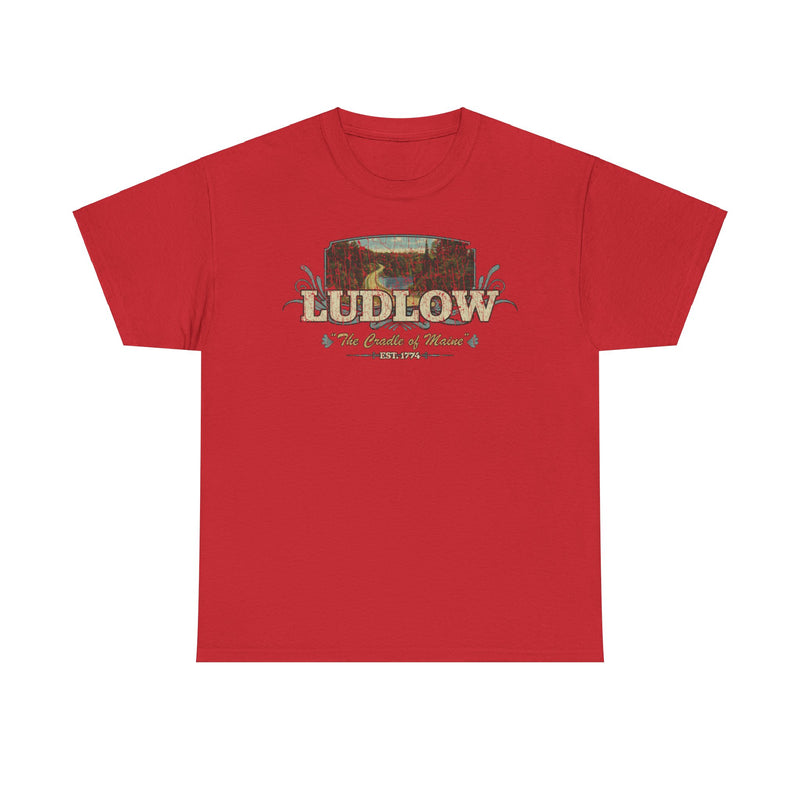 Load image into Gallery viewer, Ludlow The Cradle of Maine 1774 Macroverse T-shirt
