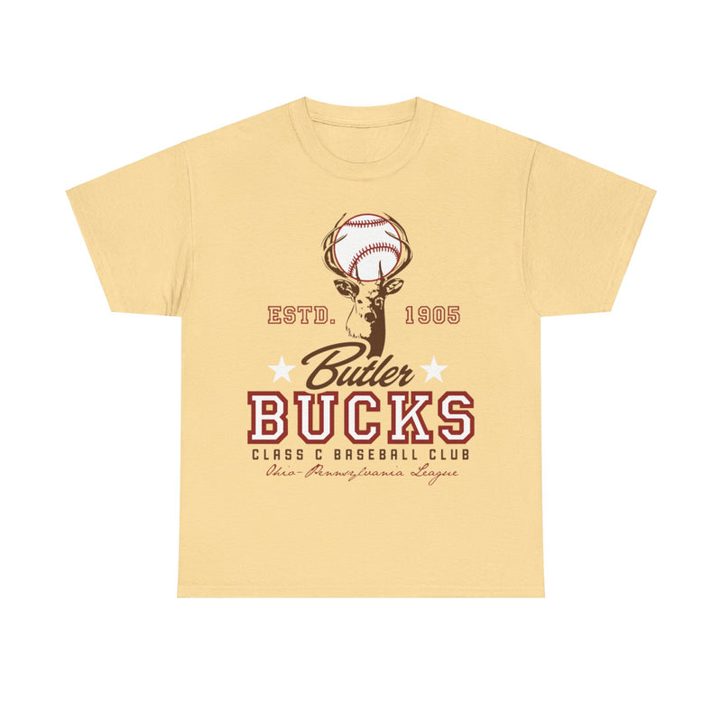 Load image into Gallery viewer, Butler Bucks Est 1905 Pennsylvania Baseball T-shirt
