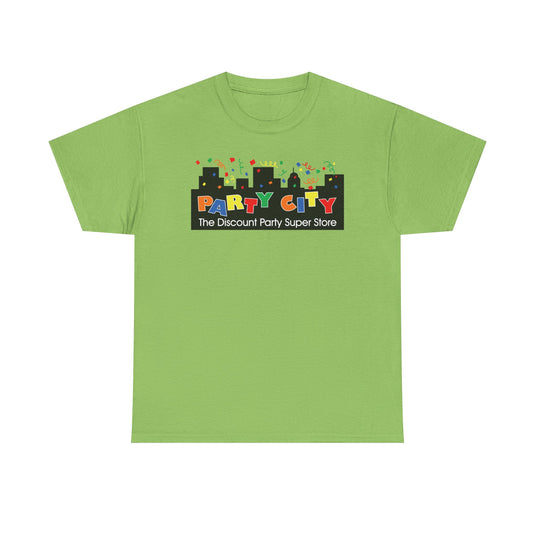 Party City T-Shirt Bankrupt Party Supply Store Vintage Logo Tee
