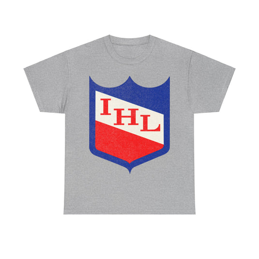 International Hockey League 1945 Nostalgic Logo T-shirt