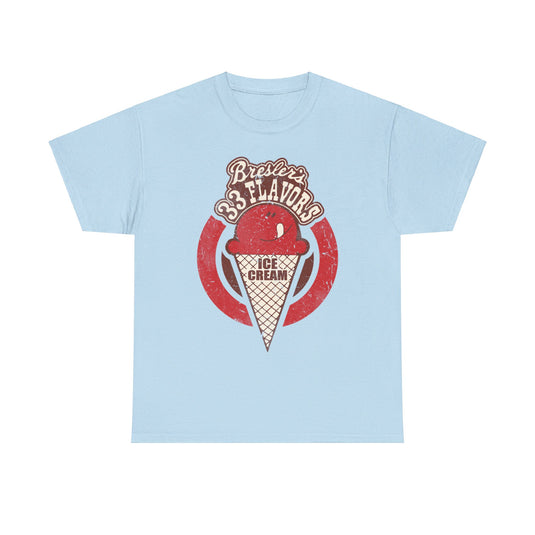 Breslers 33 Flavors Ice Cream Store Nostalgic T-shirt