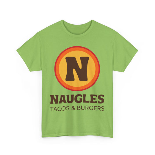 Naugles Tacos & Burgers Vintage Fast Food Logo Restaurant T-Shirt
