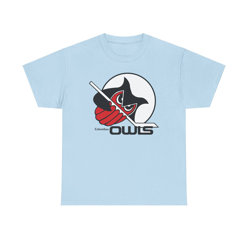 Load image into Gallery viewer, Columbus Owls Ohio International Hockey League &#39;73-&#39;77 T-shirt
