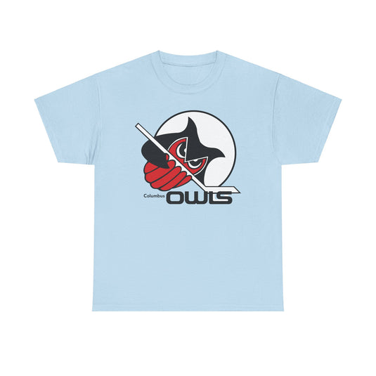 Columbus Owls Ohio International Hockey League '73-'77 T-shirt