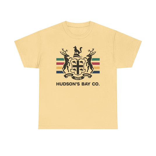Hudson's Bay Co T-Shirt - HBC Retail Department Store Logo Tee