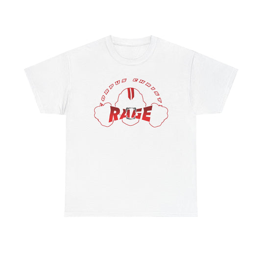 Corpus Christi Rage T-Shirt - Indoor Football 2017 Defunct Team Logo Tee