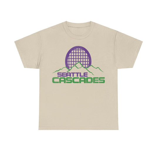 Seattle Cascades Tennis Team Retro Nostalgic T-shirt