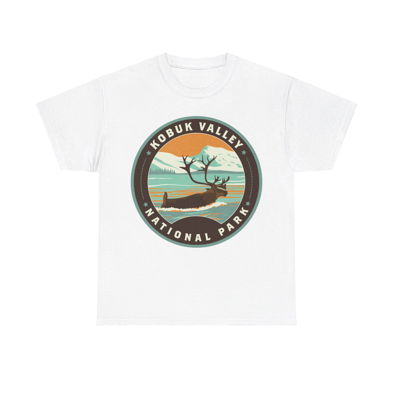 Load image into Gallery viewer, Kobuk Valley National Park Alaska Round Logo T-shirt
