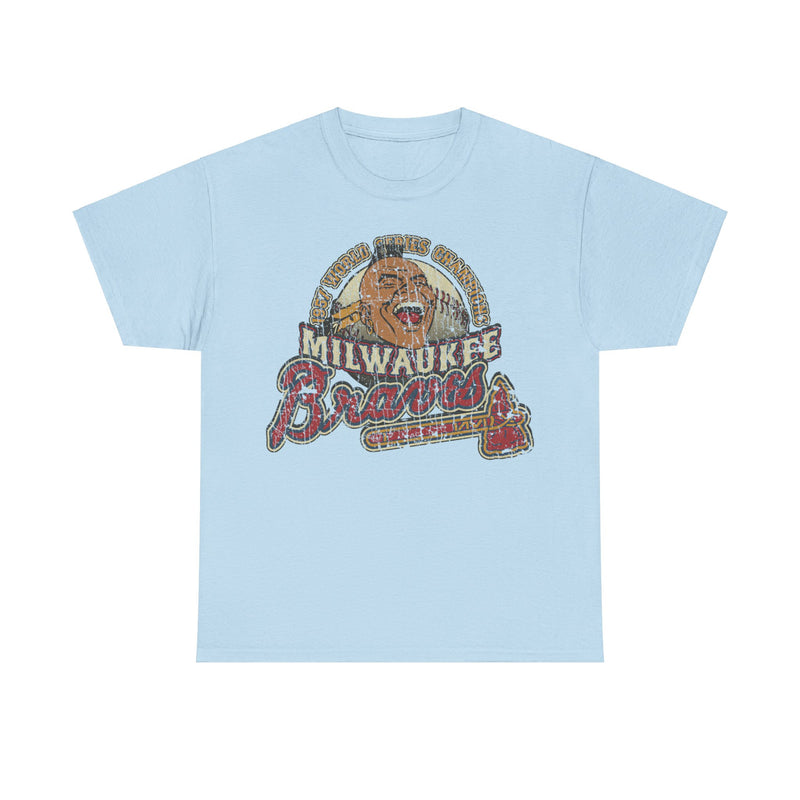 Load image into Gallery viewer, Milwaukee Braves World Champions Baseball Team T-shirt
