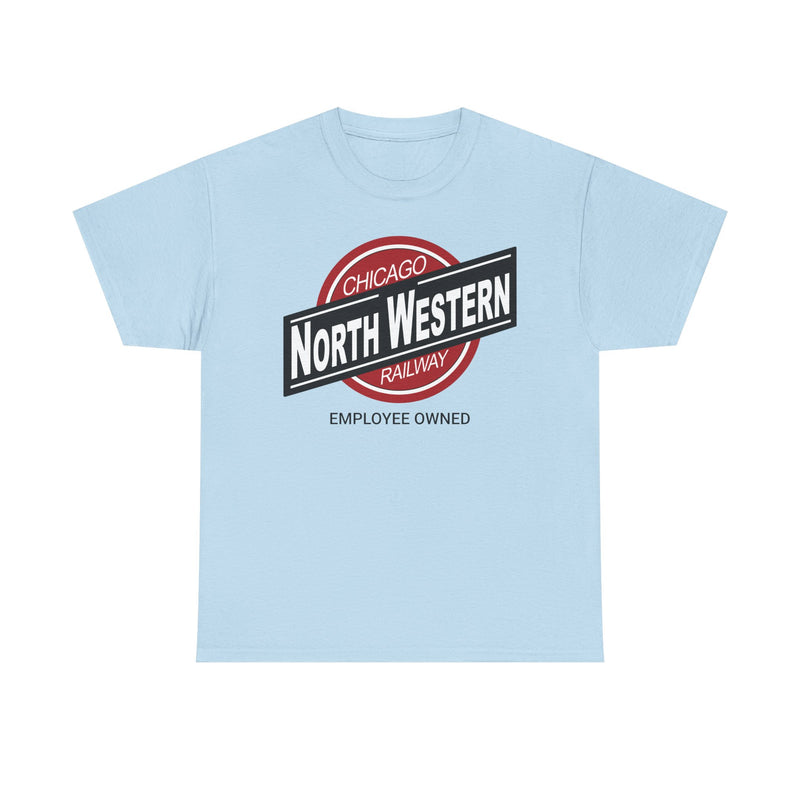 Load image into Gallery viewer, Chicago NorthWestern Employee Owned Railway Railroad Illinois Logo T-Shirt
