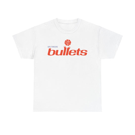 Baltimore Bullets Red Blue Logo Washington Retro T-shirt