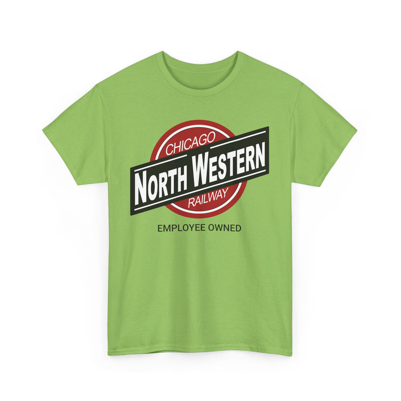 Load image into Gallery viewer, Chicago NorthWestern Employee Owned Railway Railroad Illinois Logo T-Shirt
