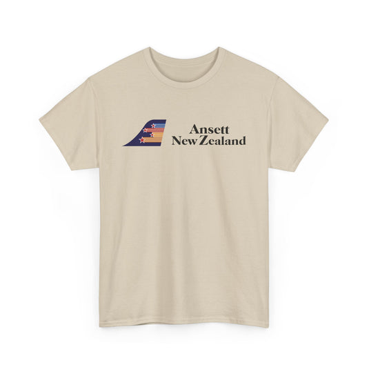 Ansett New Zealand Vintage Airline Logo Retro Aviation Memorabilia T-shirt