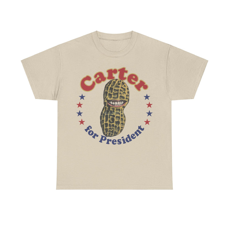 Load image into Gallery viewer, Carter for President Peanut Political Nostalgic Retro T-shirt
