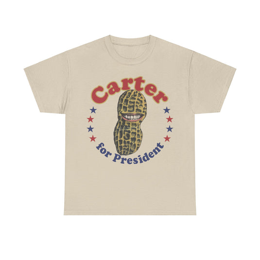 Carter for President Peanut Political Nostalgic Retro T-shirt