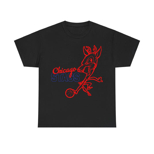 Chicago Stags Basketball Nostalgic Retro T-shirt