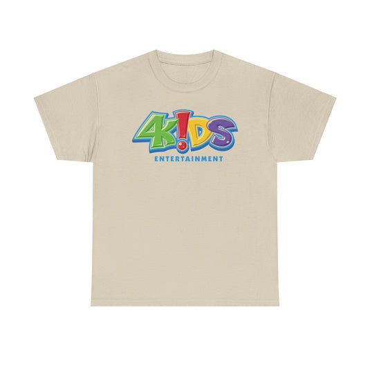 4Kids Entertainment Colorful Logo Retro Kids TV T-Shirt