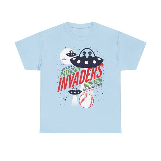 Paterson Invaders Est 1905 New Jersey Baseball T-shirt