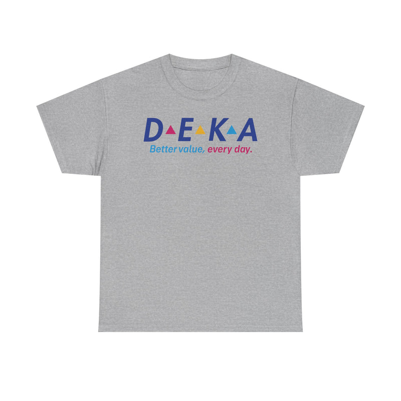 Load image into Gallery viewer, DEKA Better Value Every Day Vintage Logo T-Shirt
