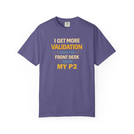 Hotel Front Desk Validation Credit Card Points Miles T-shirt