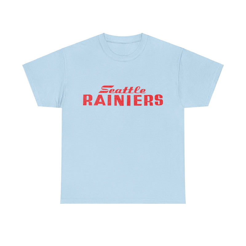 Load image into Gallery viewer, Seattle Rainiers Red Logo Nostalgic Retro Baseball Team T-shirt
